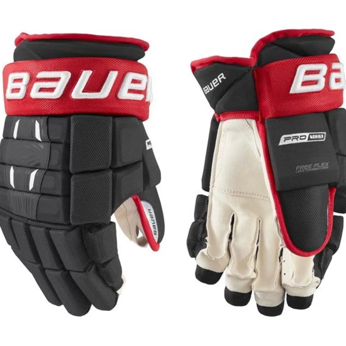 BAUER Hockeyhandskar Bauer> Handske Pro Series Int Black/Red