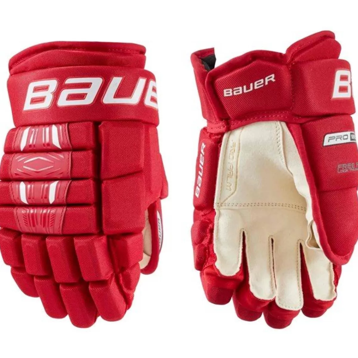 BAUER Hockeyhandskar Bauer> Handske Pro Series Jr Red