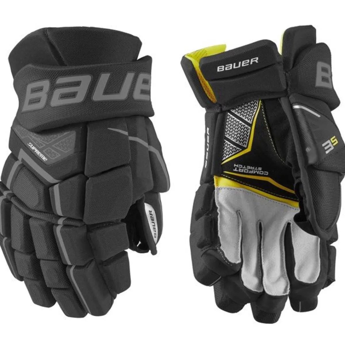 BAUER Hockeyhandskar Bauer> Handske Supreme 3S Int Black