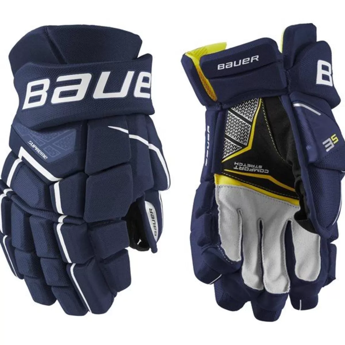 BAUER Hockeyhandskar Bauer> Handske Supreme 3S Int Navy