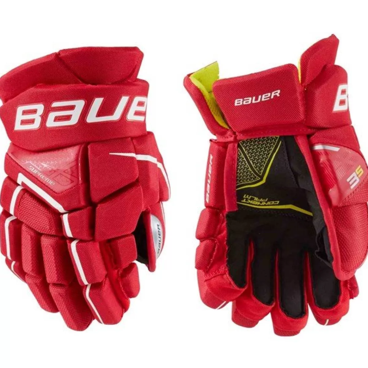 BAUER Hockeyhandskar Bauer> Handske Supreme 3S Jr Red