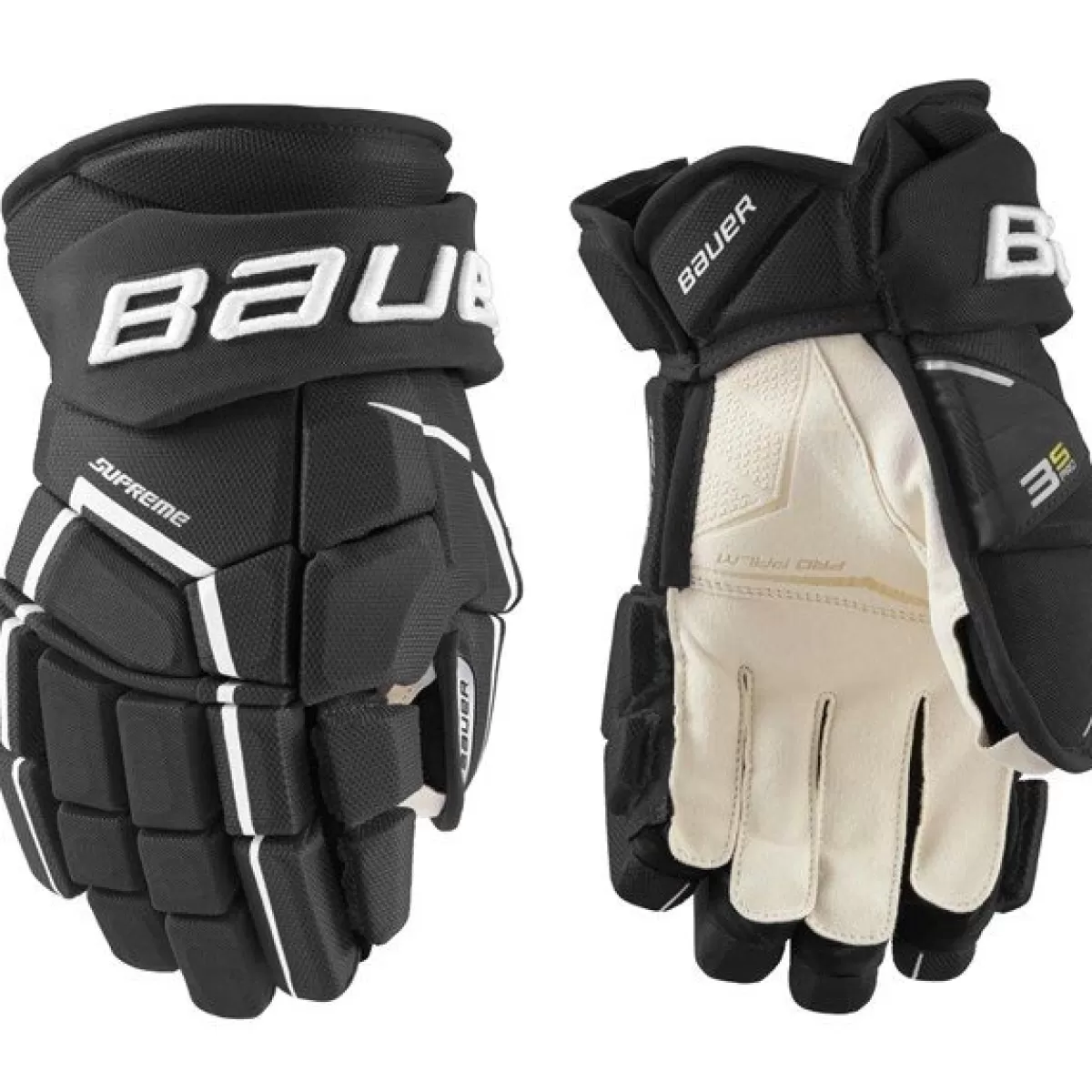 BAUER Hockeyhandskar Bauer> Handske Supreme 3S Pro Int Black/White