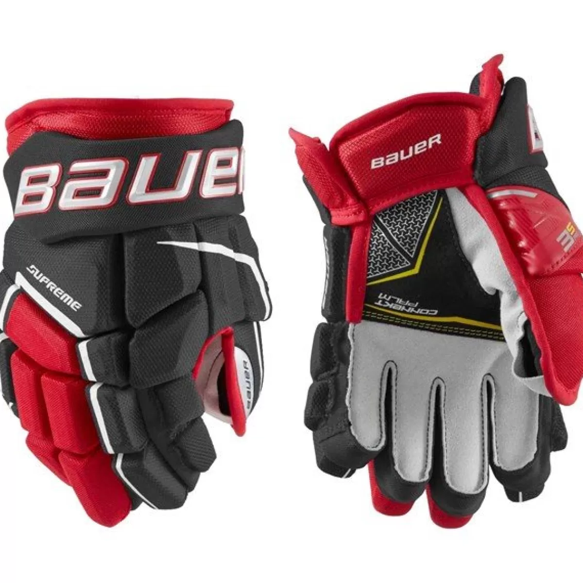 BAUER Hockeyhandskar Bauer> Handske Supreme 3S Pro Jr Black/Red