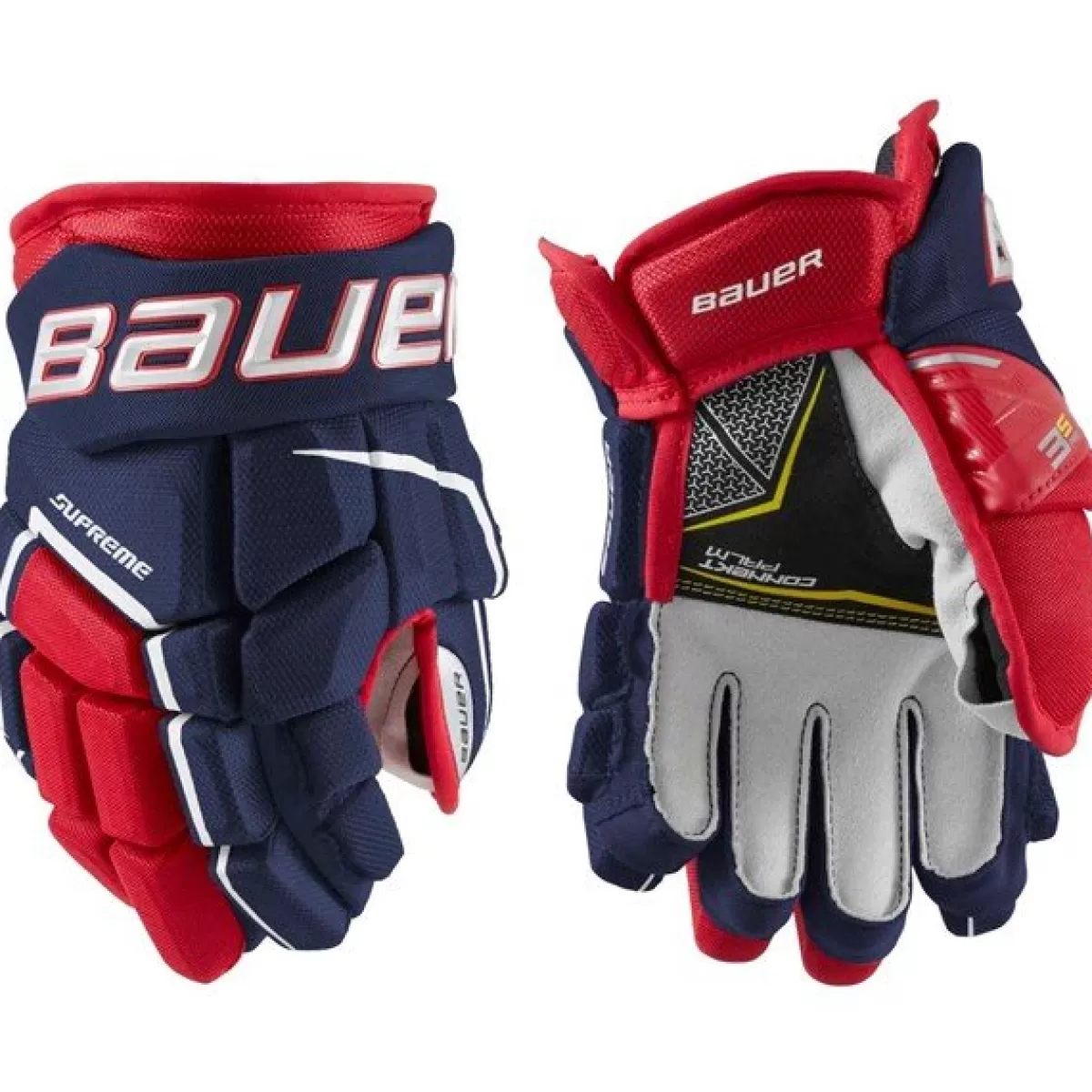 BAUER Hockeyhandskar Bauer> Handske Supreme 3S Pro Jr Navy/Red/White