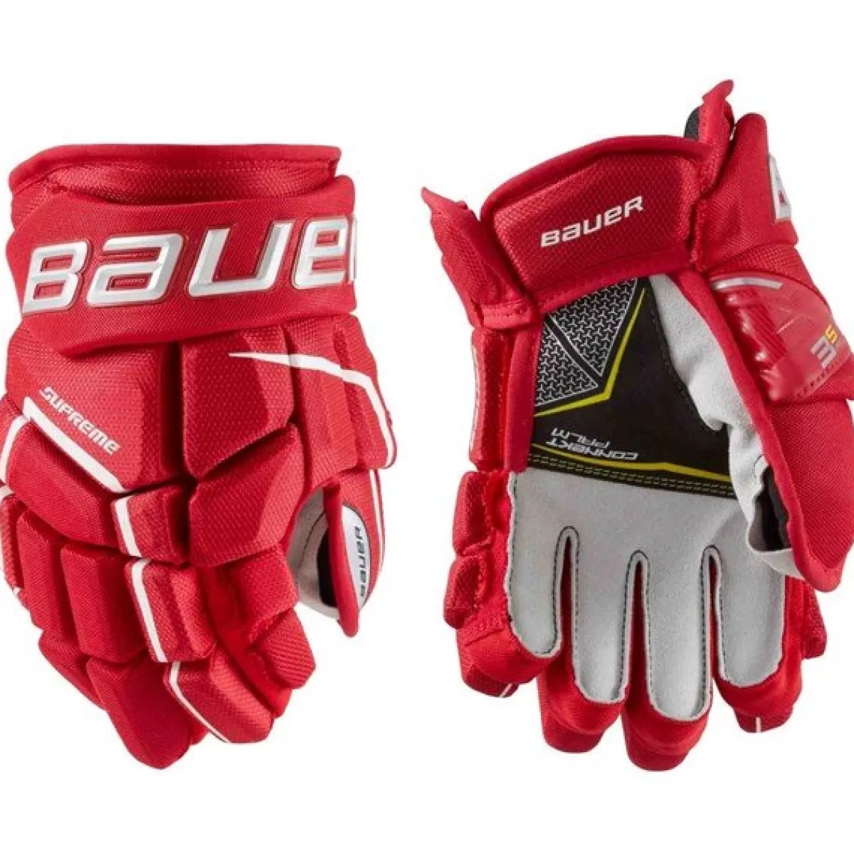 BAUER Hockeyhandskar Bauer> Handske Supreme 3S Pro Jr Red