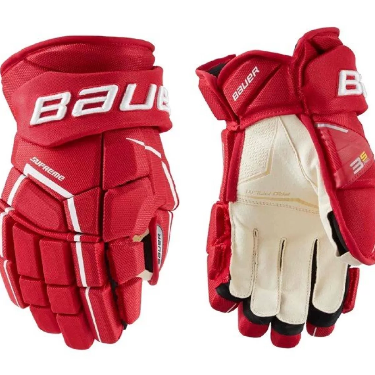 BAUER Hockeyhandskar Bauer> Handske Supreme 3S Pro Sr Red