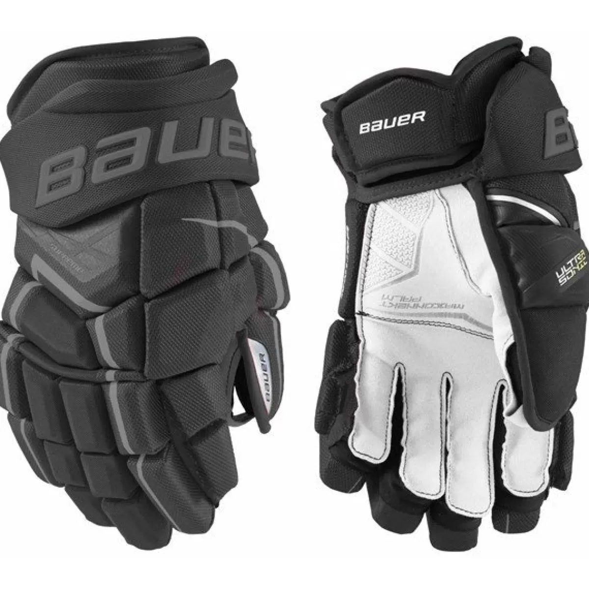 BAUER Hockeyhandskar Bauer> Handske Supreme Ultrasonic Int Black