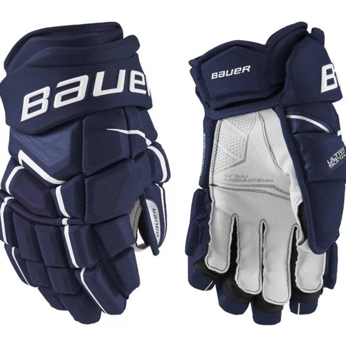 BAUER Hockeyhandskar Bauer> Handske Supreme Ultrasonic Int Navy