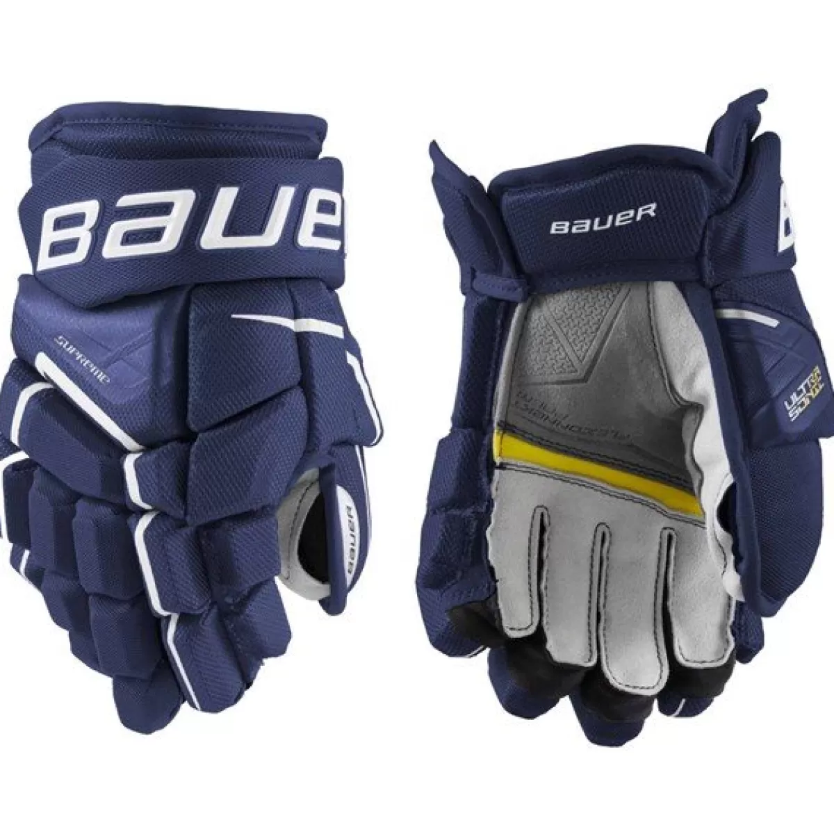 BAUER Hockeyhandskar Bauer> Handske Supreme Ultrasonic Jr Navy