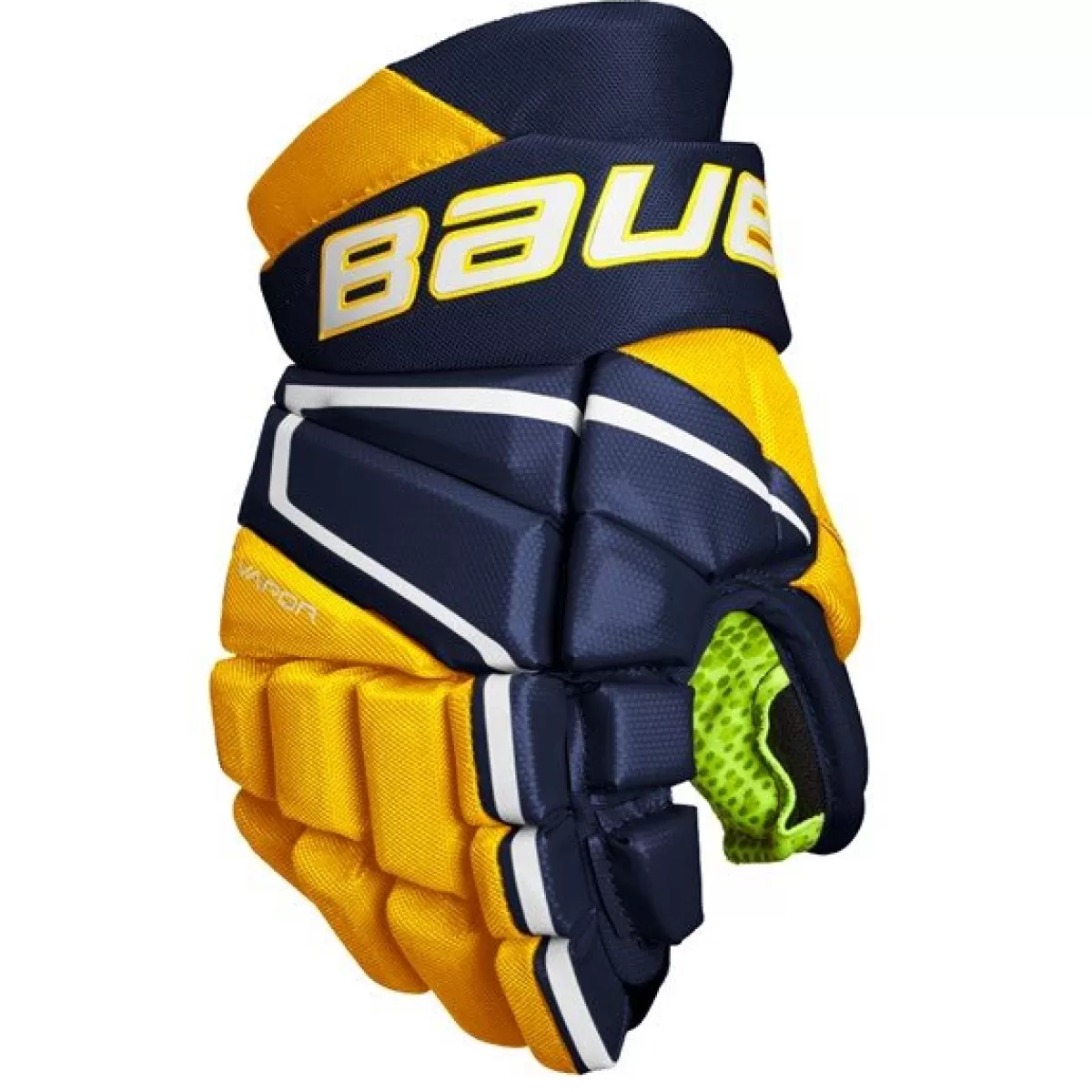 BAUER Hockeyhandskar Bauer> Handske Vapor 3X Jr Navy/Gold