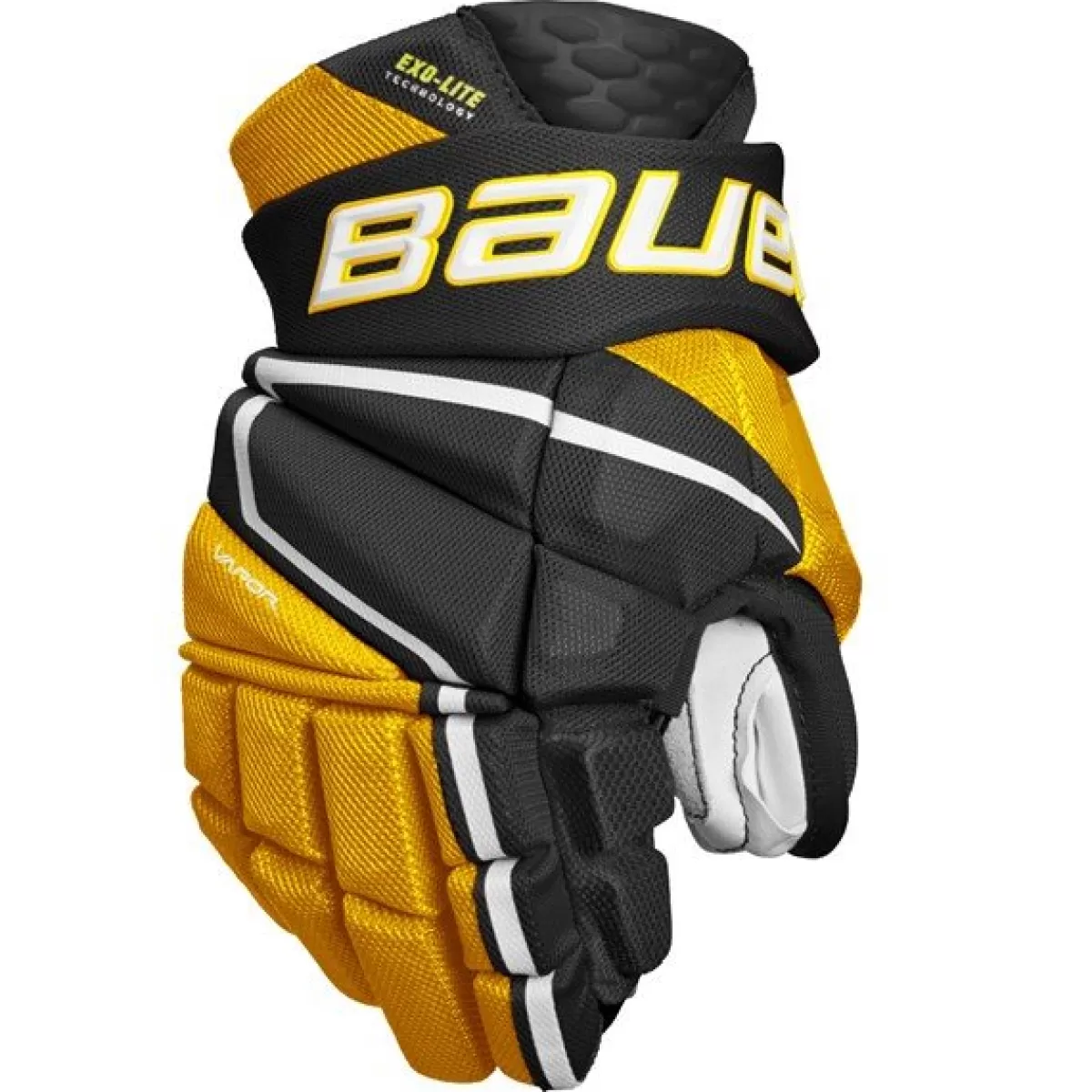 BAUER Hockeyhandskar Bauer> Handske Vapor Hyperlite Jr Black/Gold