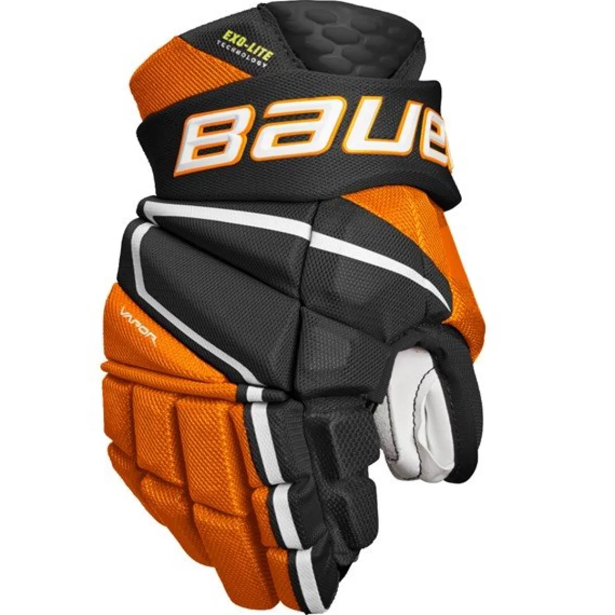 BAUER Hockeyhandskar Bauer> Handske Vapor Hyperlite Jr Black/Orange