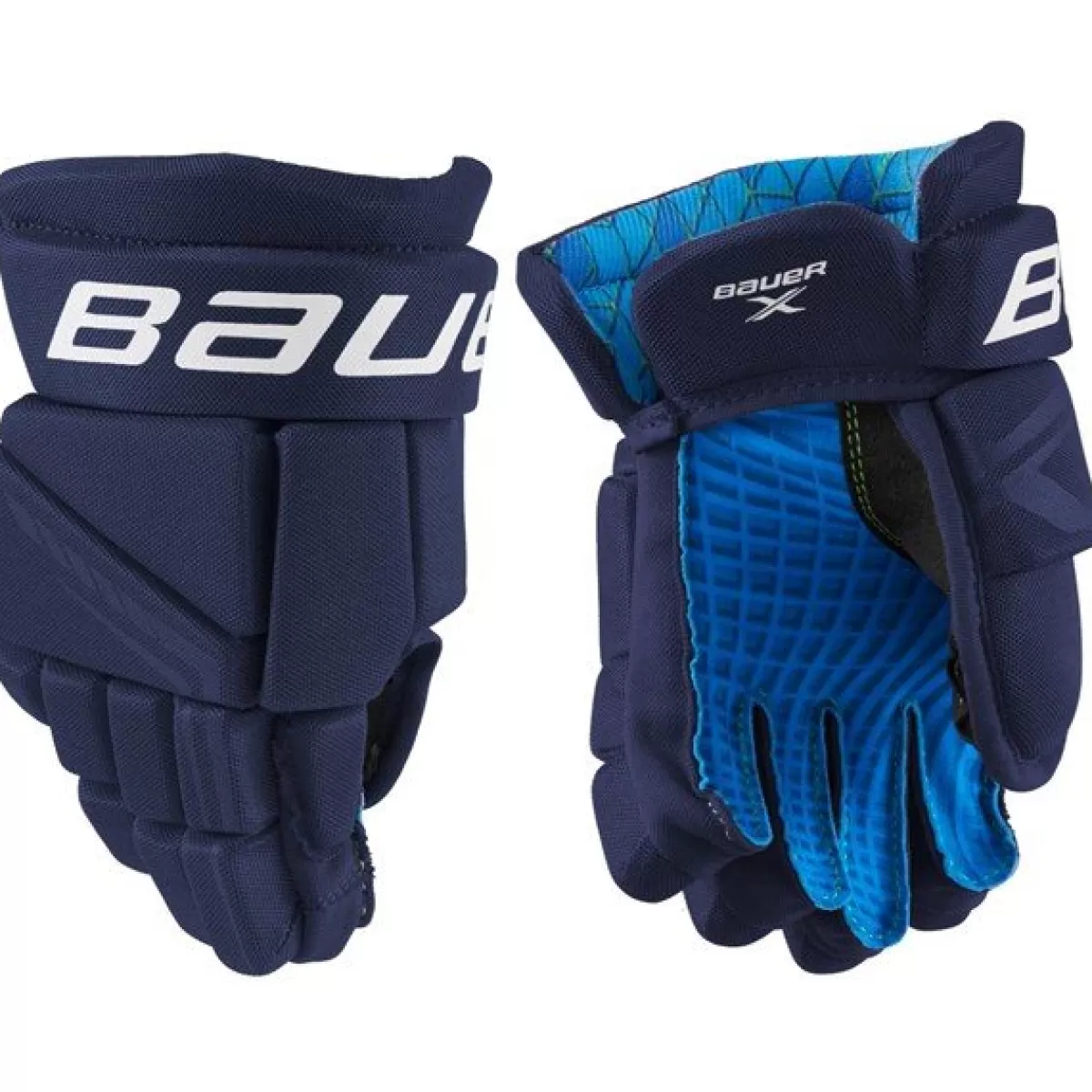 BAUER Hockeyhandskar Bauer> Handske X Yth Navy