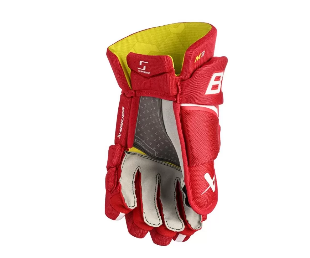 BAUER Hockeyhandskar Intermediate> Hockeyhandskar Supreme M3 Int Red