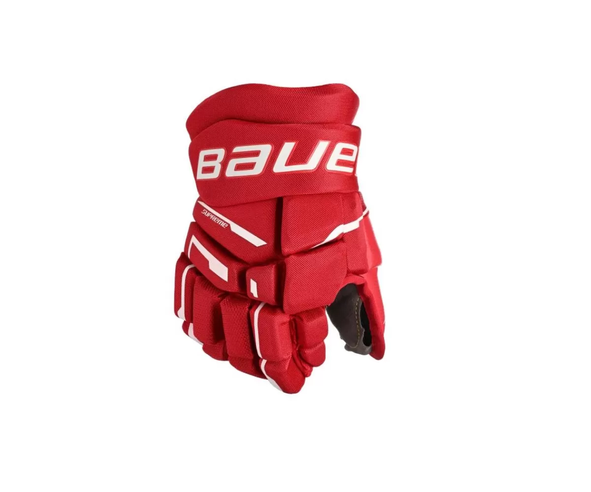 BAUER Hockeyhandskar Junior> Hockeyhandskar Supreme M3 Jr Red