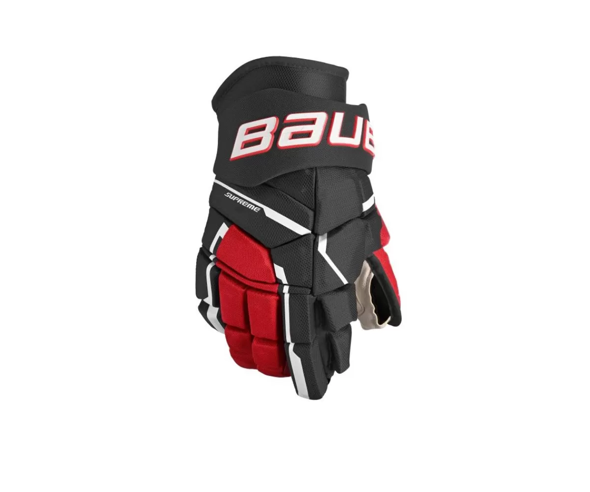 BAUER Hockeyhandskar Intermediate> Hockeyhandskar Supreme M5 Pro Int Black/Red