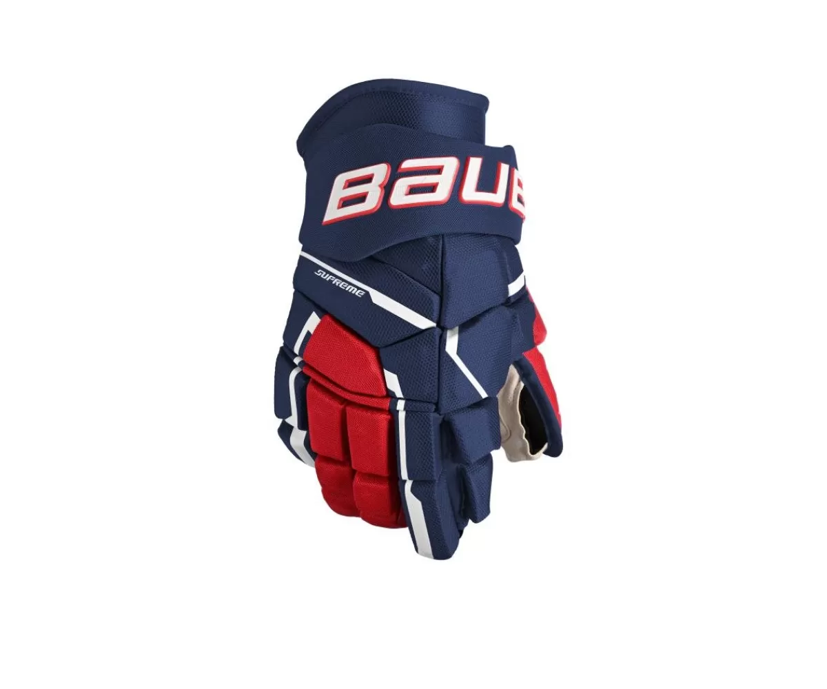 BAUER Hockeyhandskar Intermediate> Hockeyhandskar Supreme M5 Pro Int Navy/Red/White