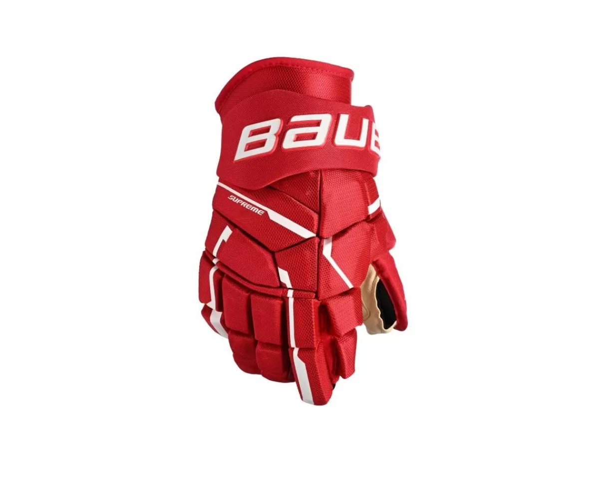 BAUER Hockeyhandskar Intermediate> Hockeyhandskar Supreme M5 Pro Int Red