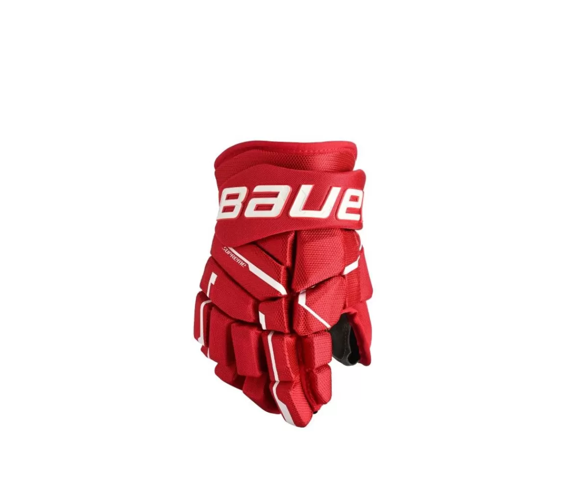 BAUER Hockeyhandskar Junior> Hockeyhandskar Supreme M5 Pro Jr Red