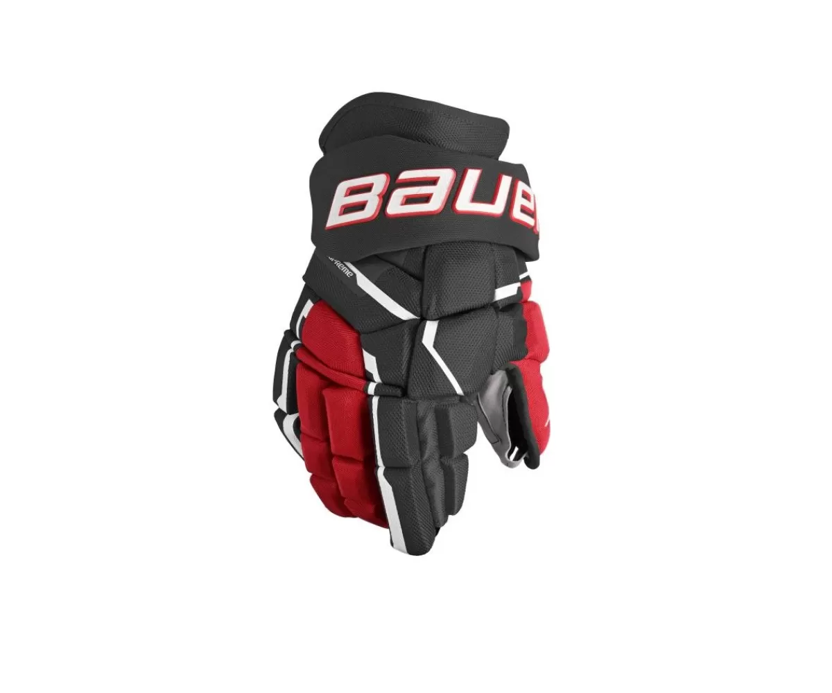 BAUER Hockeyhandskar Intermediate> Hockeyhandskar Supreme Mach Int Black/Red