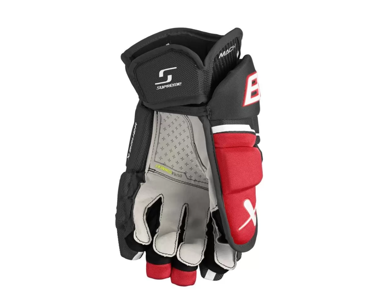 BAUER Hockeyhandskar Intermediate> Hockeyhandskar Supreme Mach Int Black/Red