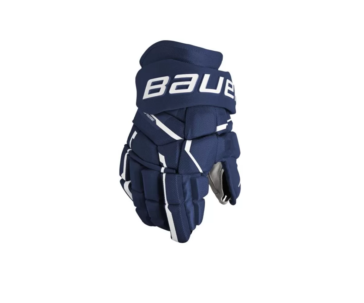 BAUER Hockeyhandskar Intermediate> Hockeyhandskar Supreme Mach Int Navy