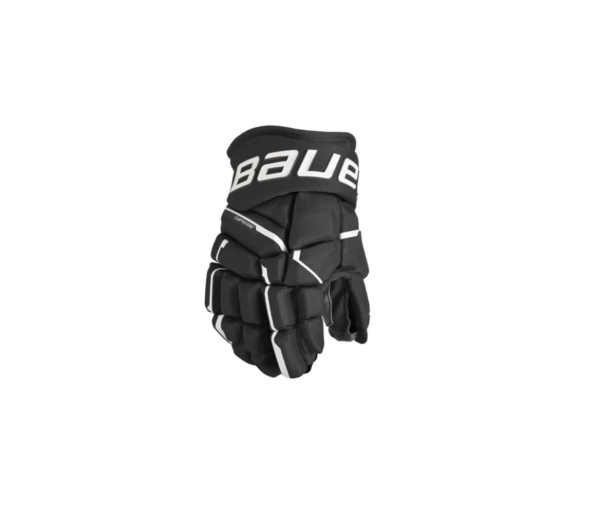 Hockeyhandskar Supreme Mach Jr Black/White>BAUER Fashion