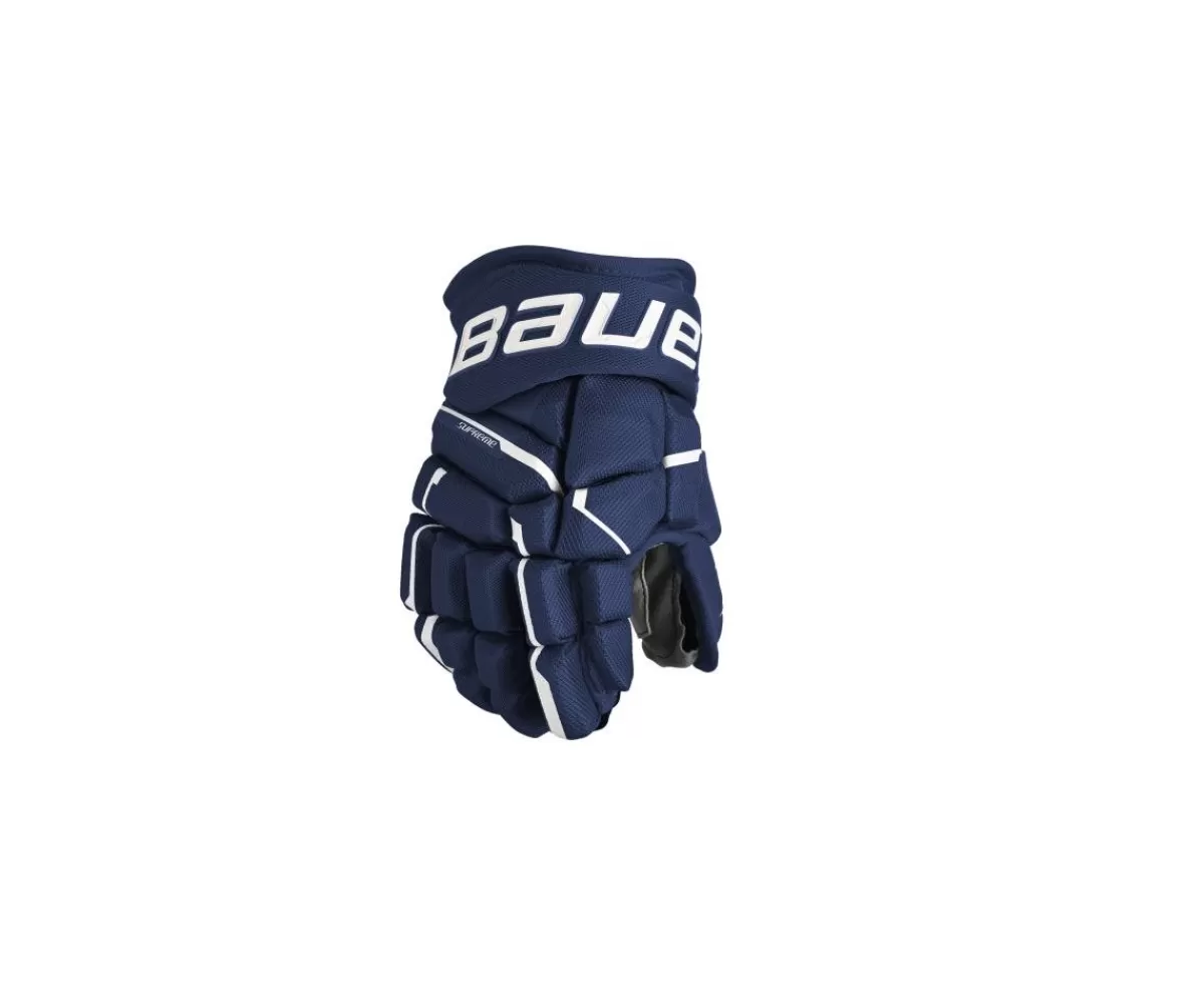 Hockeyhandskar Supreme Mach Jr Navy>BAUER Clearance