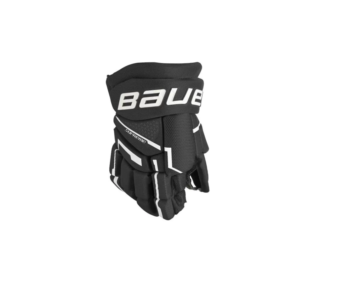 BAUER Hockeyhandskar Barn (Yth)> Hockeyhandskar Supreme Mach Yth Black/White