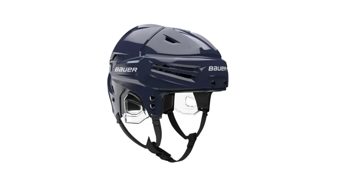 BAUER Hockeyhjälmar Med Galler> Hockeyhjälm Re-Akt 65 Combo Navy