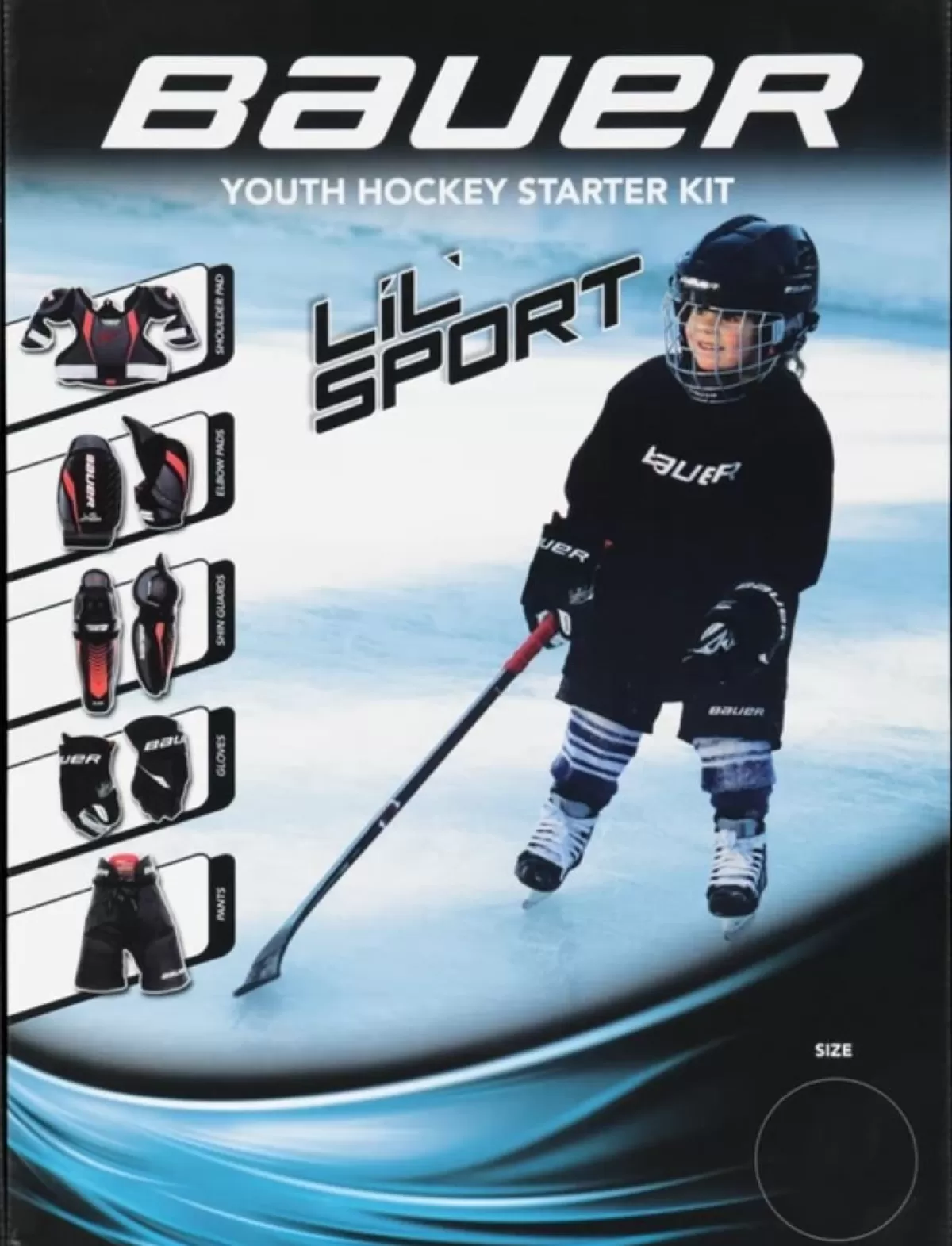 BAUER Färdiga Paket Hockeyspelare> Hockeyskydd Startkit Lil Sport Yth