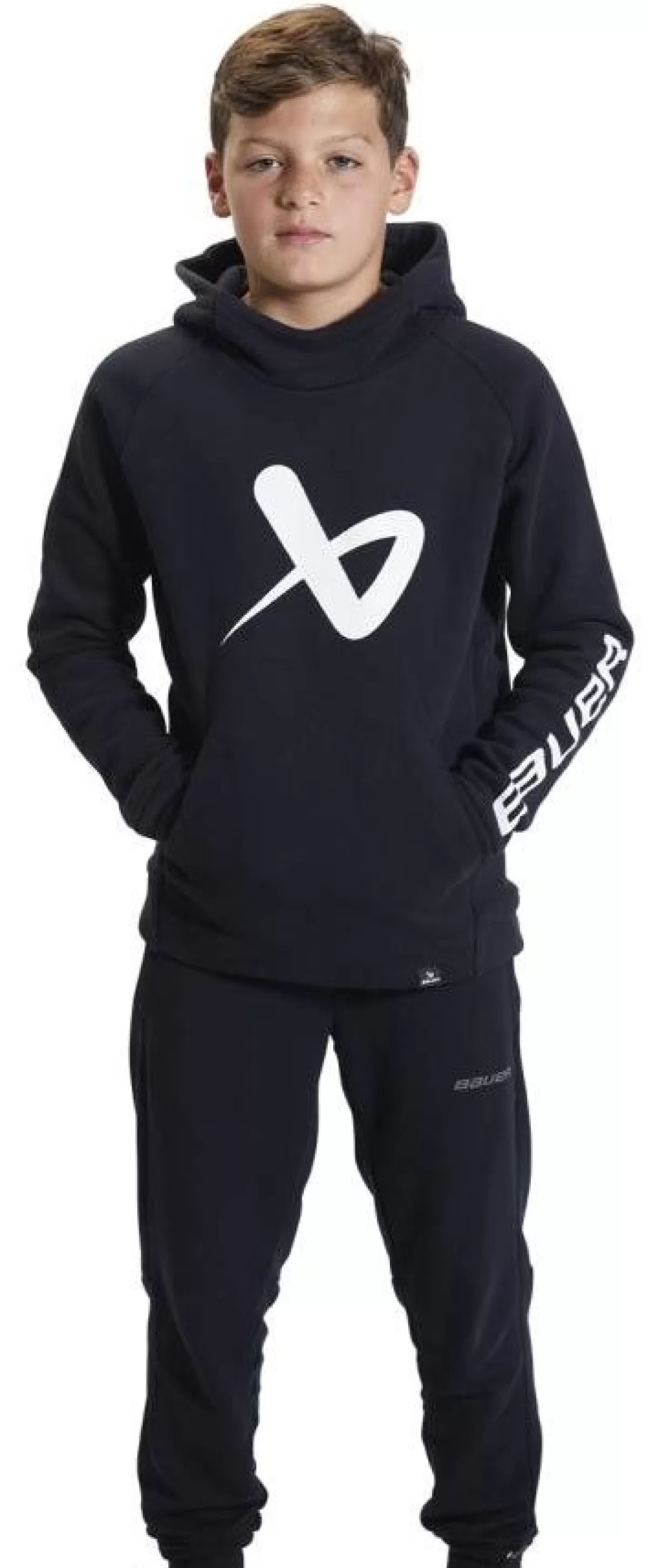 Hoodie Core Jr Black>BAUER Best