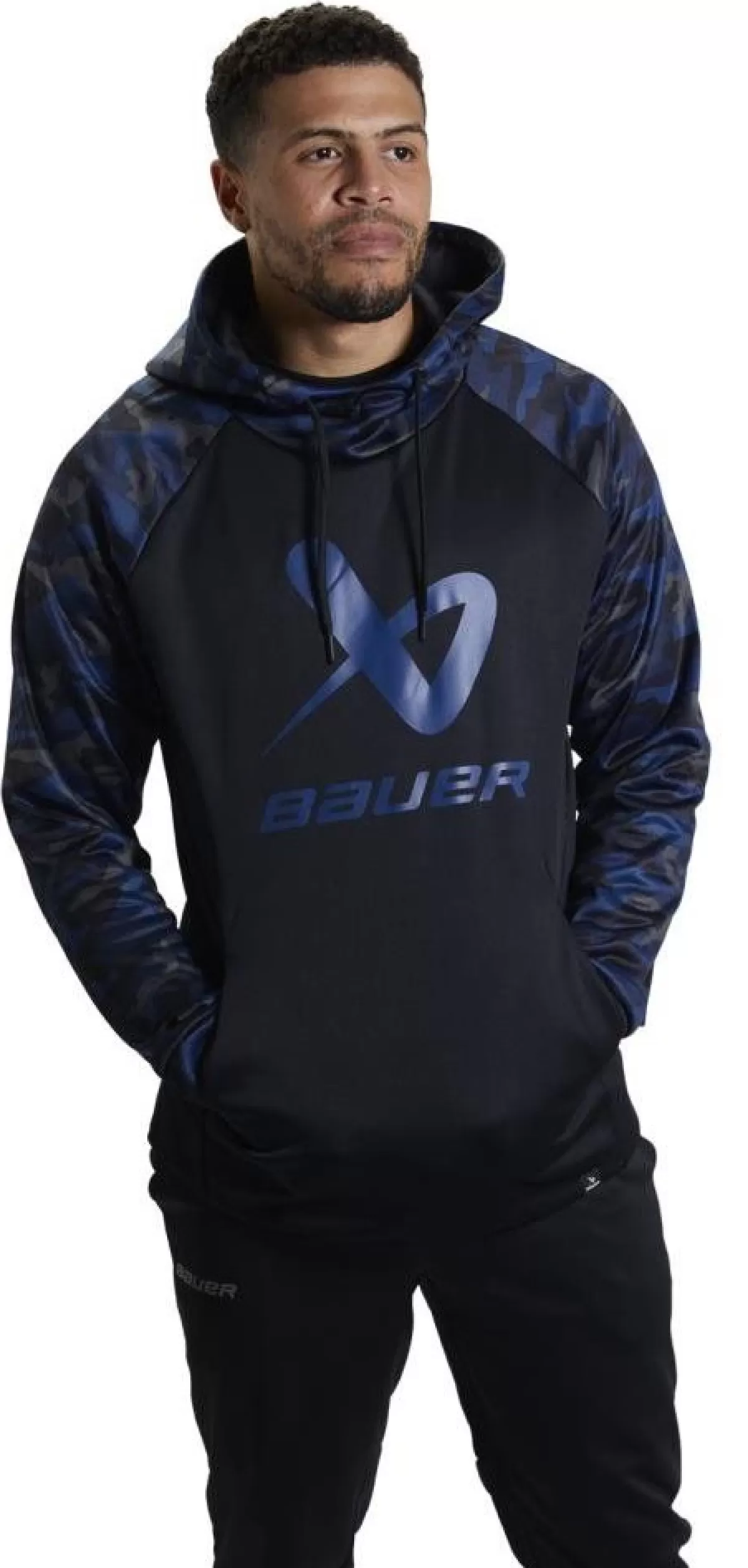 Hoodie Raglan Camo Sr>BAUER Hot