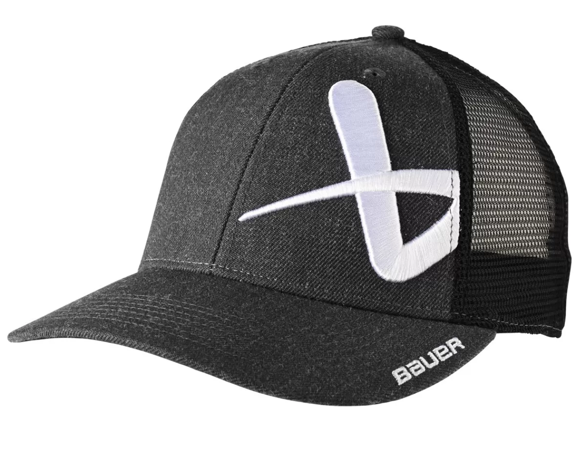 Keps Core Snapback Sr Black>BAUER Best Sale