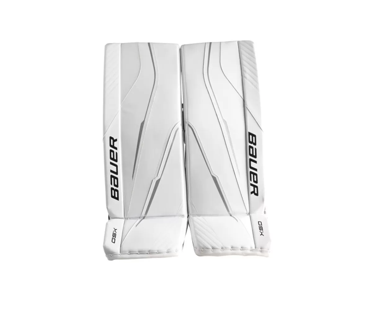 Målvaktsbenskydd Gsx Int White>BAUER Flash Sale