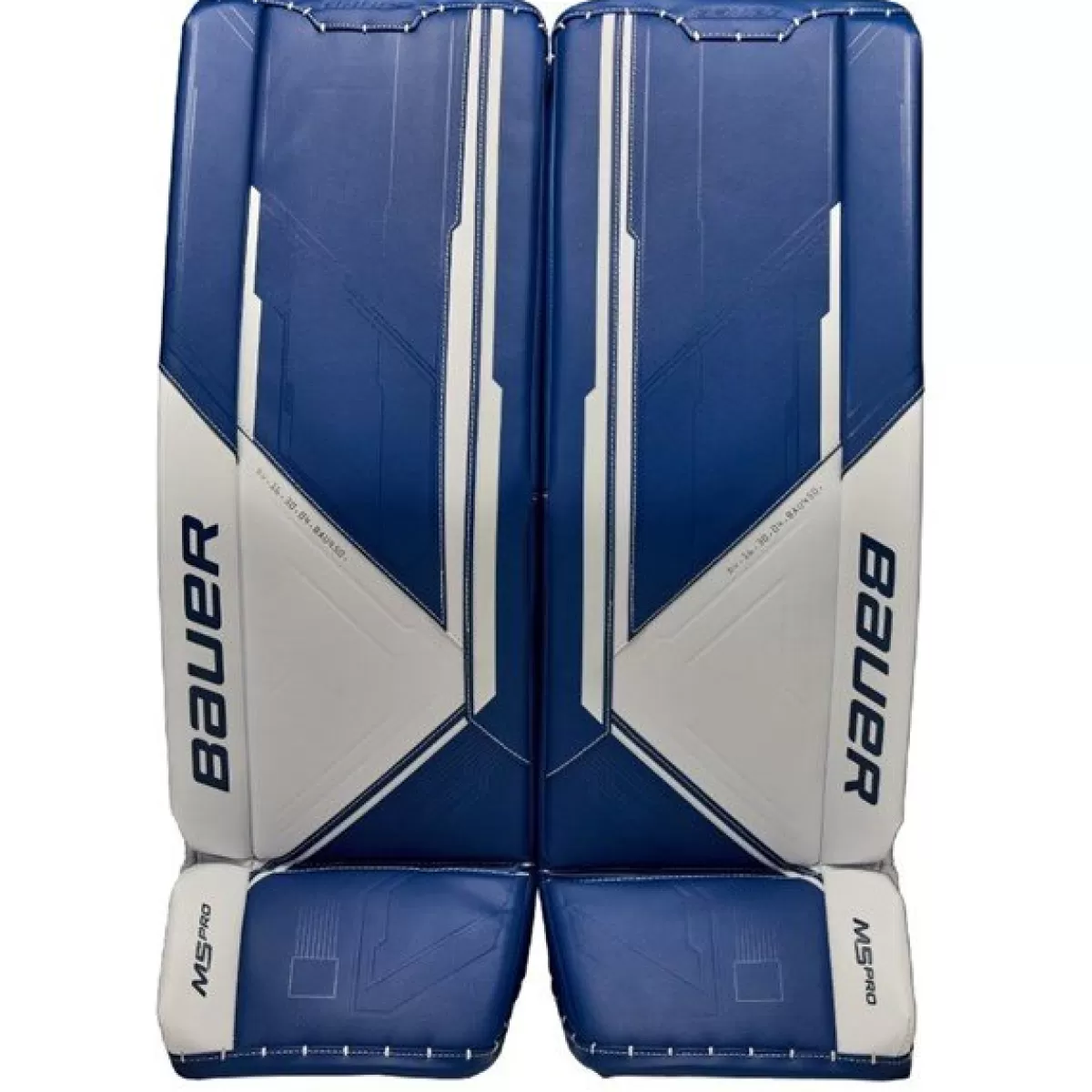 Målvaktsbenskydd Supreme M5 Pro In White/Blue>BAUER Best Sale