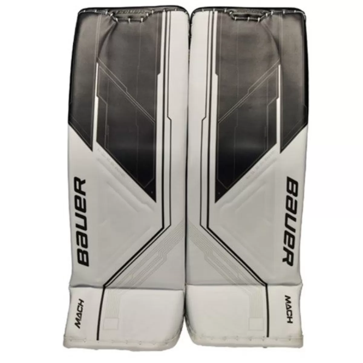 Målvaktsbenskydd Supreme Mach Sr White/Black>BAUER Sale