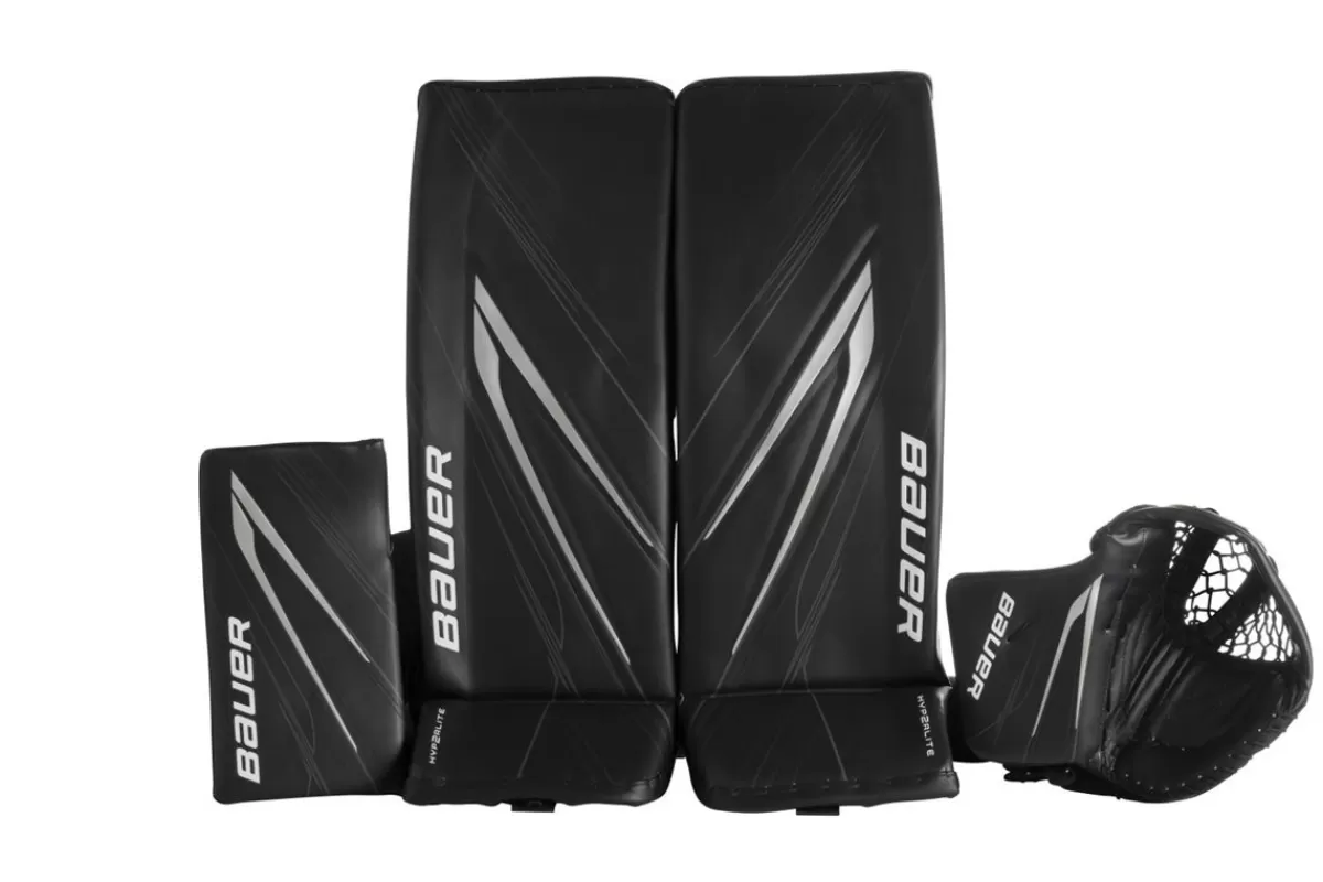 Målvaktsbenskydd Vapor Hyperlite2 Sr Black>BAUER Hot