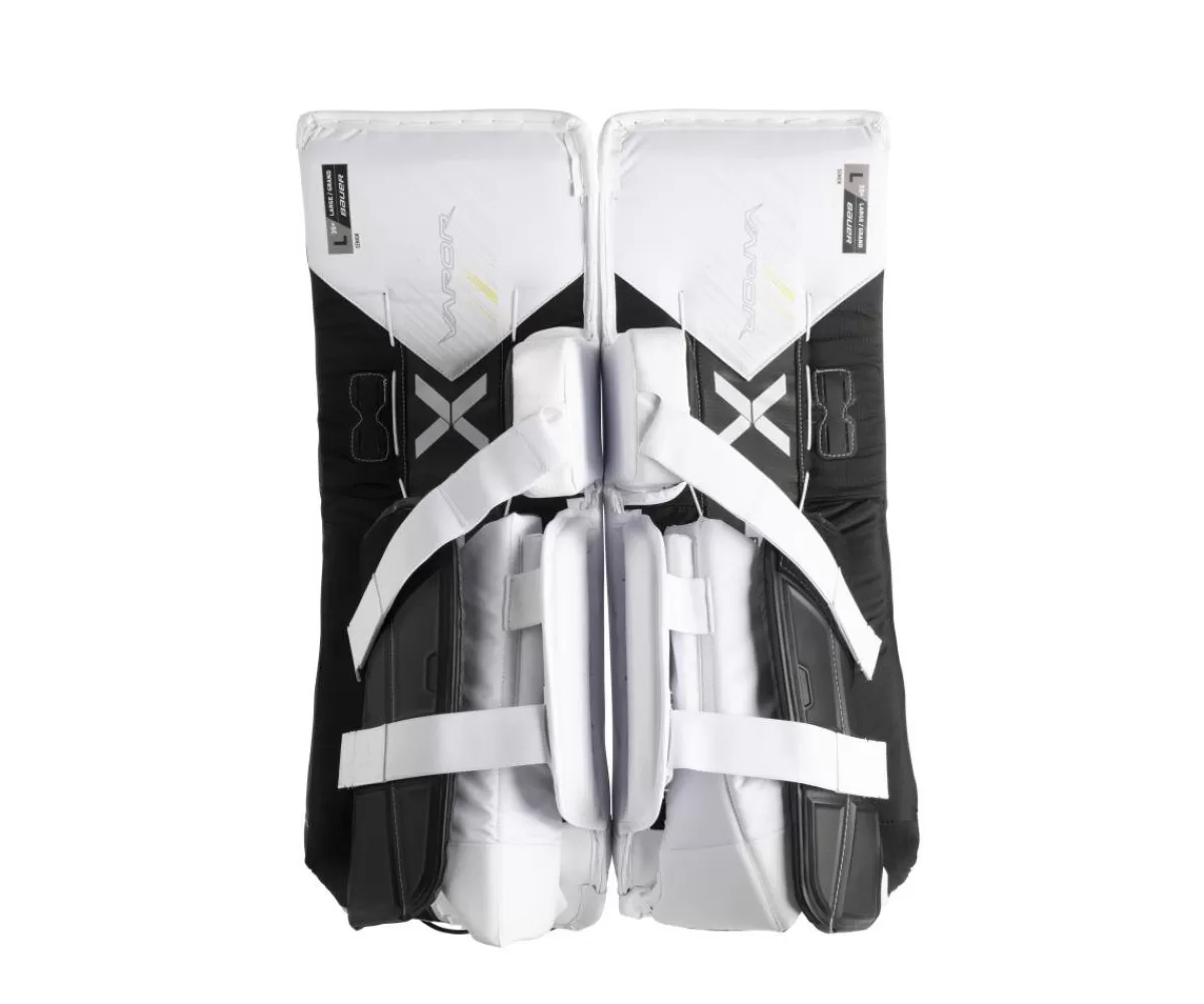 Målvaktsbenskydd Vapor Hyperlite2 Sr White/Black>BAUER Best Sale