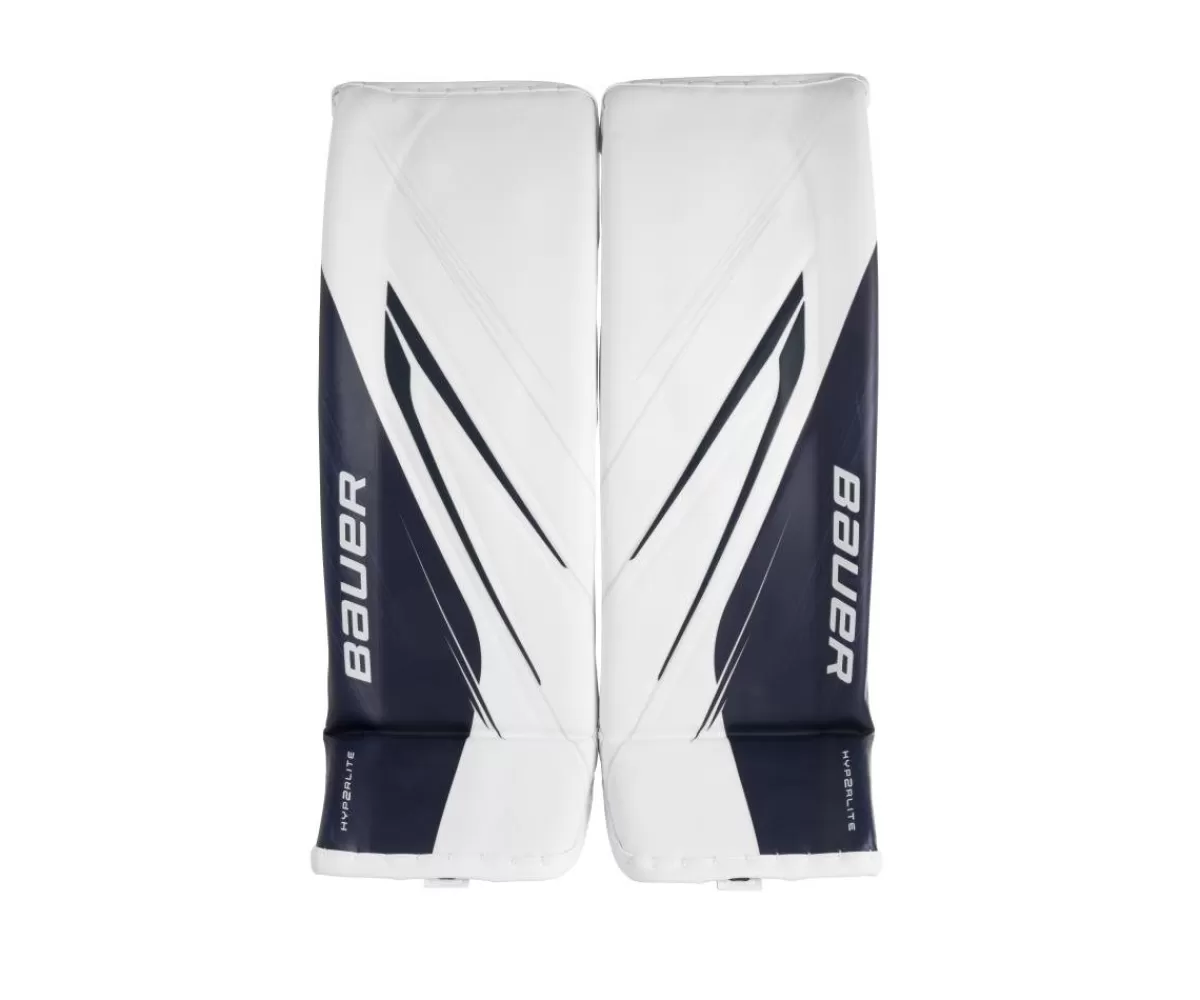 Målvaktsbenskydd Vapor Hyperlite2 Sr White/Navy>BAUER Best