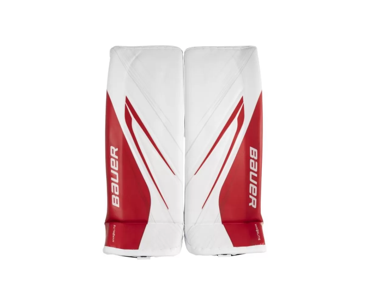 Målvaktsbenskydd Vapor Hyperlite2 Sr White/Red>BAUER Sale