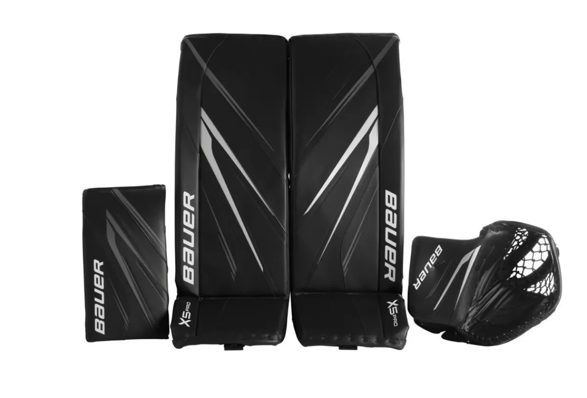 Målvaktsbenskydd X5 Pro Int Black>BAUER Outlet