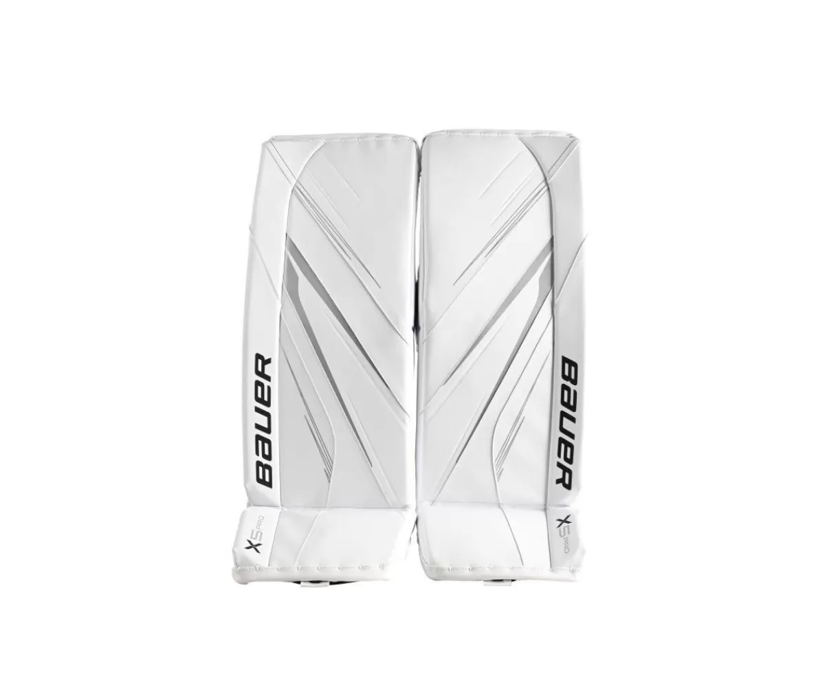 Målvaktsbenskydd X5 Pro Int White>BAUER Outlet