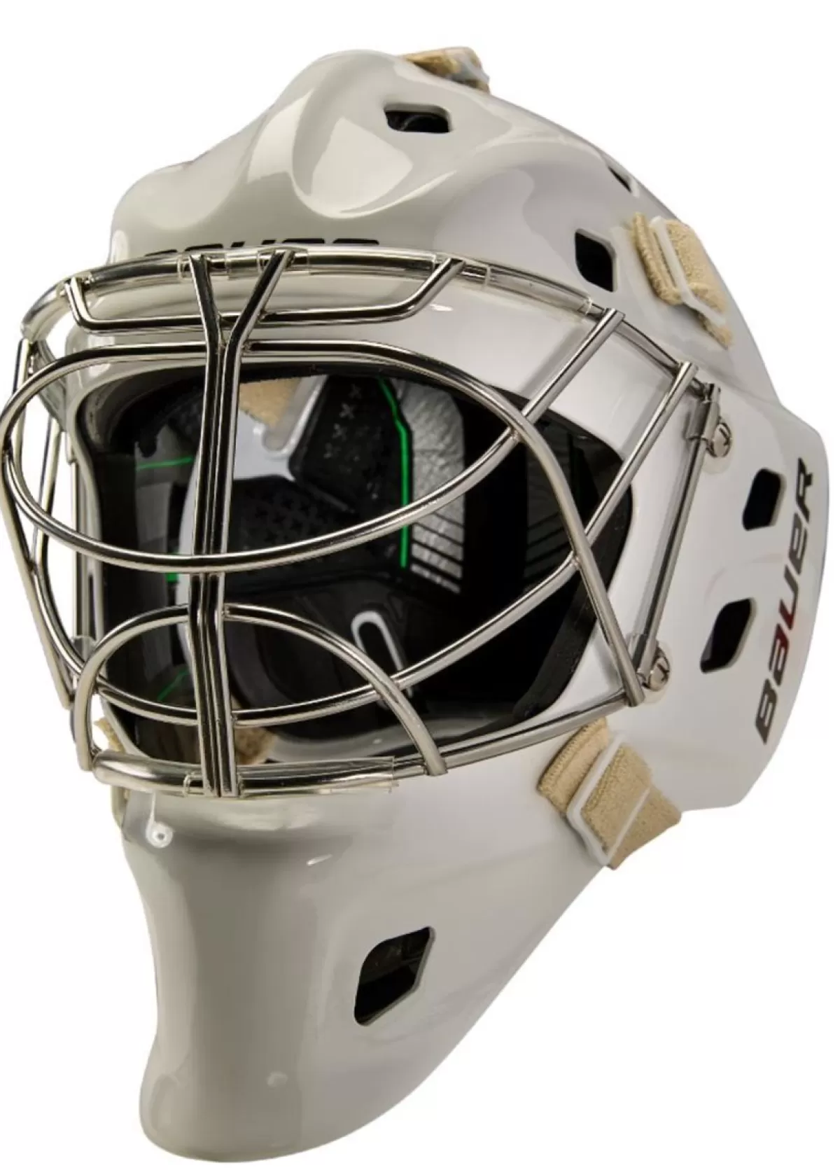 Målvaktsmask Nme One Sr Cat Eye White>BAUER Discount