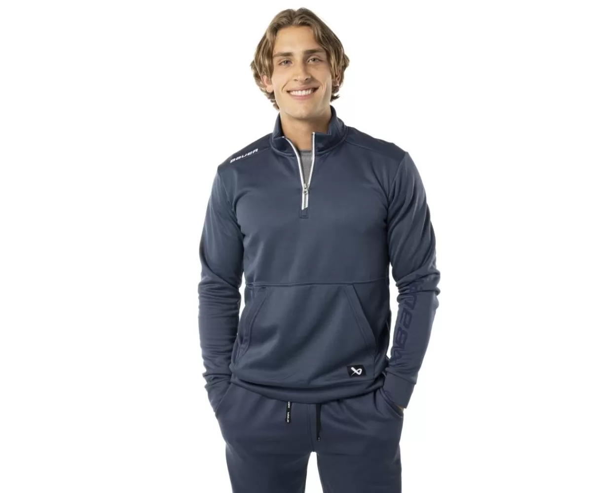 Troja Team Fleece 1/2 Zip Sr Navy>BAUER Best