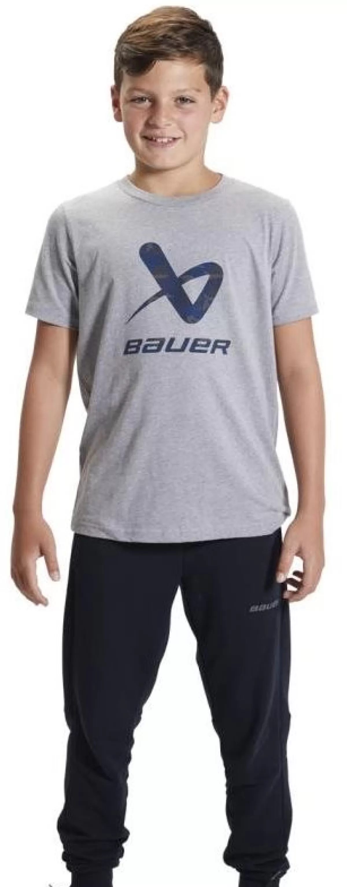 T-Shirt Camo Lockup Jr Grey>BAUER Flash Sale