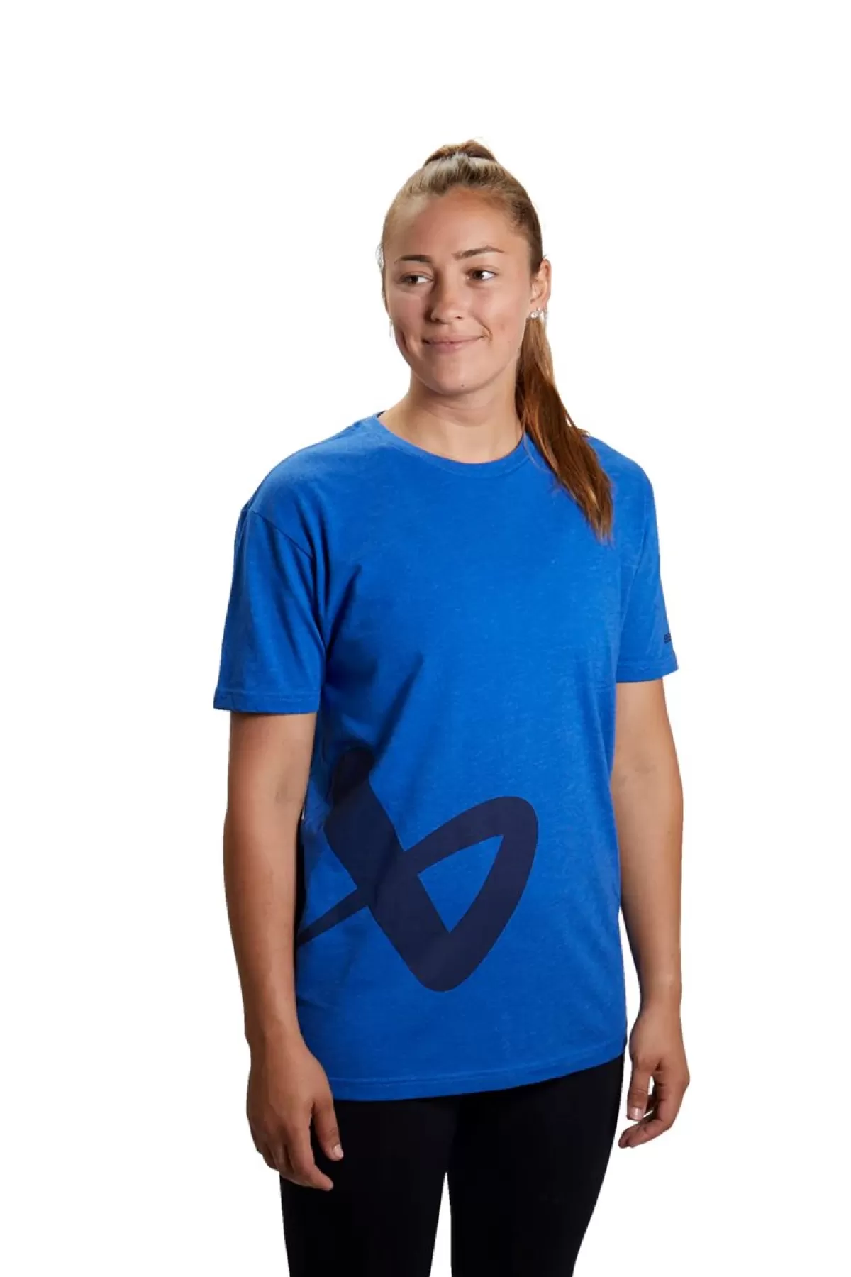 T-Shirt Side Icon Jr Blue>BAUER New