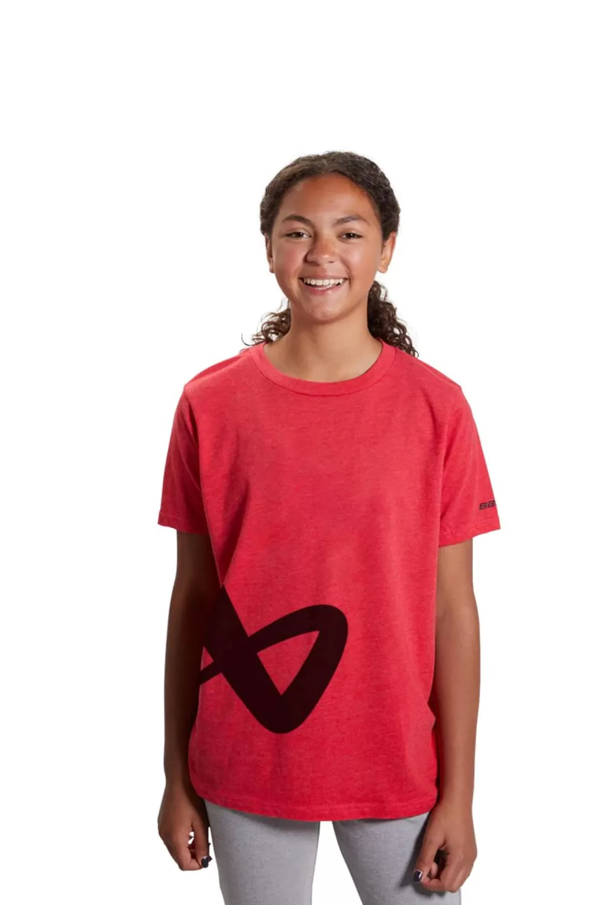 T-Shirt Side Icon Jr Red>BAUER Fashion