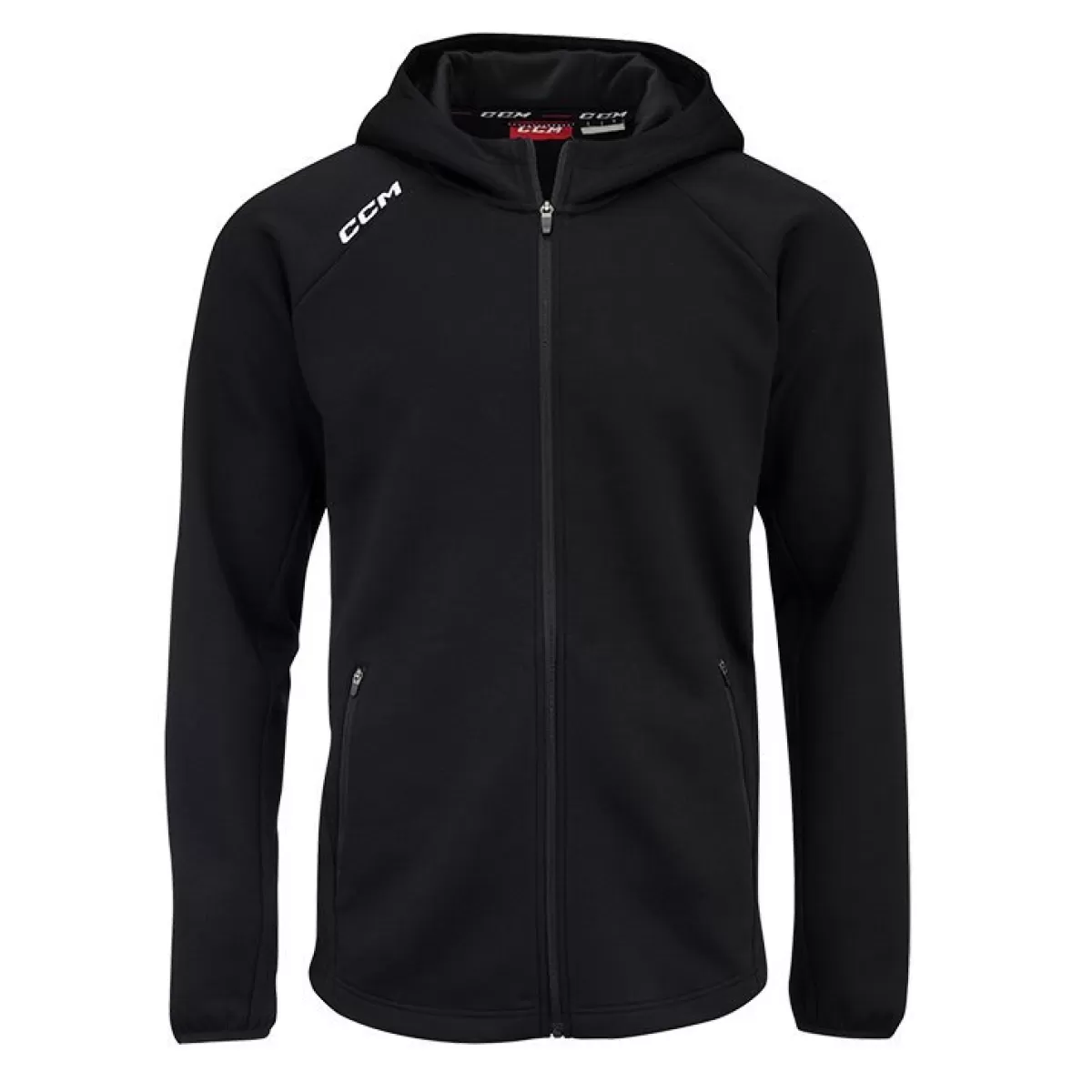 Full Zip Hood Sr Black>CCM Clearance