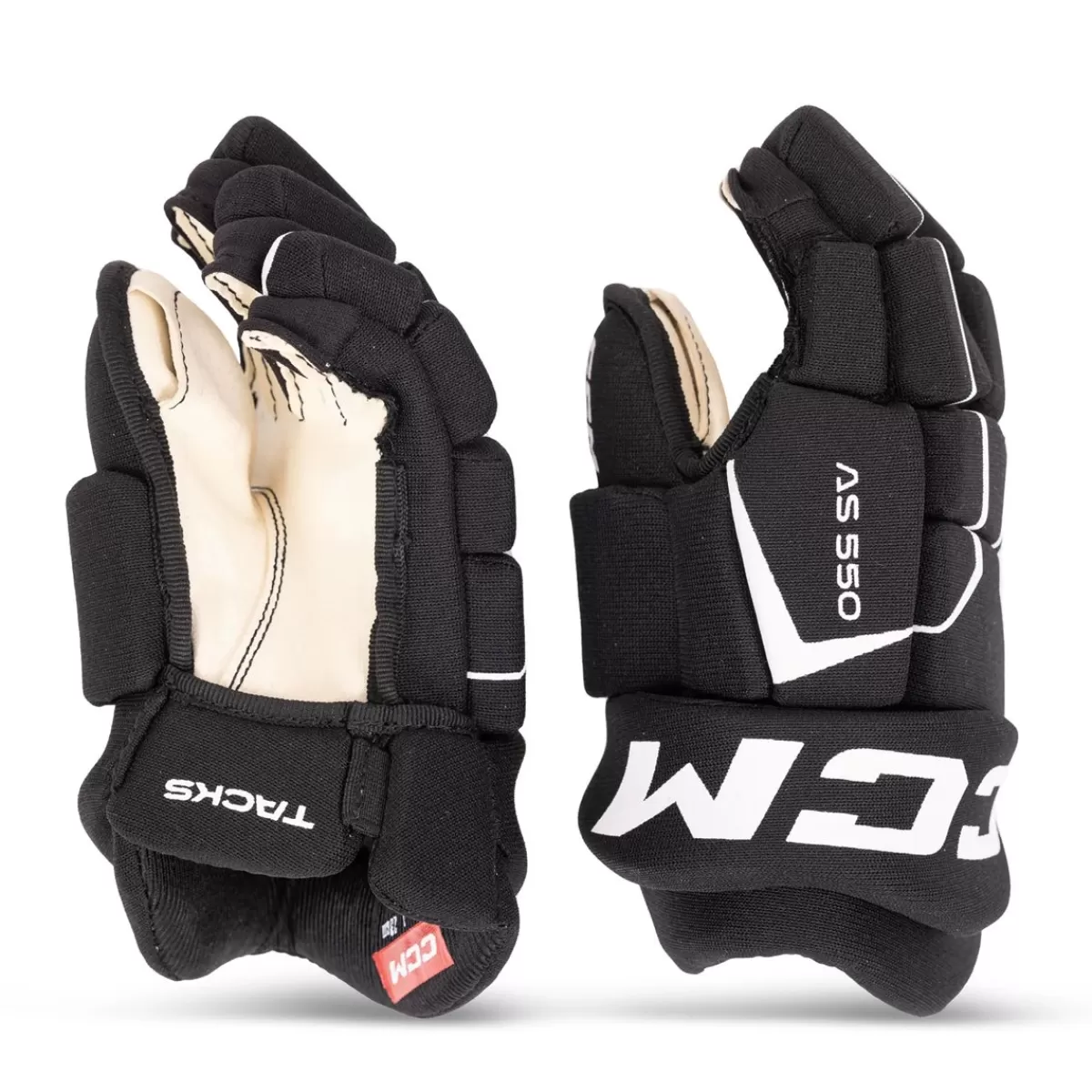 CCM Hockeyhandskar Barn (Yth)> Handske As 550 Yth Black/White